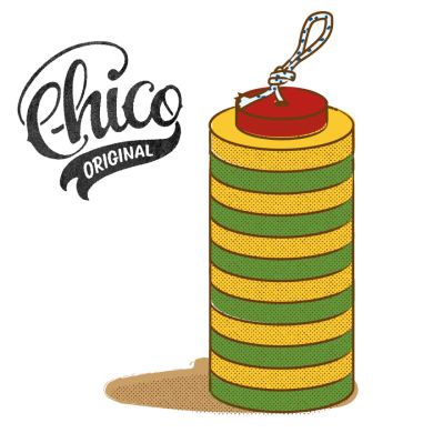 Jeu de Chico Original - Vert-Jaune