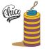 Jeu de plein air - Jeu de Chico Original - Jaune-Violet - Pétanque de plage