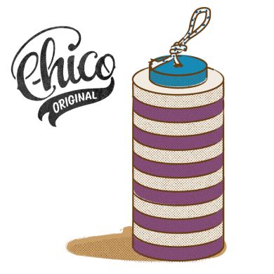 Jeu de Chico Original - Violet-Blanc