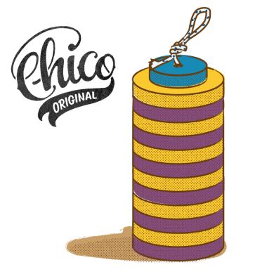 Jeu de Chico Original - Jaune-Violet